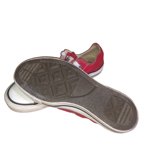Converse All Star Red Canvas Flat Sneakers Lace Up Unisex Men (4) Women (6). - Picture 5 of 5
